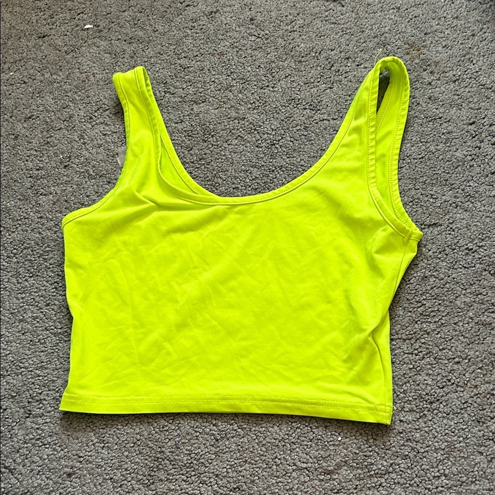 Neon Yellow Women's Tank Top